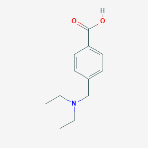 molecular formula C12H17NO2 B184680 4-[(Diethylamino)methyl]benzoic acid CAS No. 62642-59-5