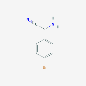 molecular formula C8H7BrN2 B184688 2-氨基-2-(4-溴苯基)乙腈 CAS No. 167024-66-0