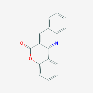 molecular formula C16H9NO2 B184693 6H-[1]Benzopyrano[4,3-b]quinolin-6-one CAS No. 5100-81-2