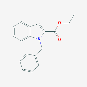 molecular formula C18H17NO2 B184695 Ethyl 1-benzyl-1H-indole-2-carboxylate CAS No. 17017-66-2