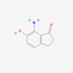 B184700 7-Amino-6-hydroxy-1-indanone CAS No. 90563-78-3