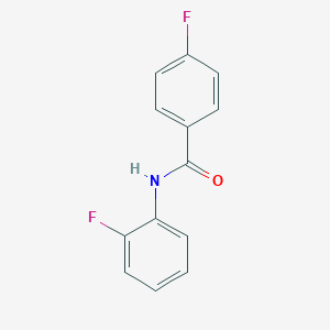 molecular formula C13H9F2NO B184702 4-fluoro-N-(2-fluorophenyl)benzamide CAS No. 101398-08-7