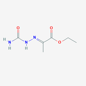 B184703 Ethyl 2-[(aminocarbonyl)hydrazono]propanoate CAS No. 14923-66-1