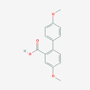 molecular formula C15H14O4 B184704 4,4'-Dimethoxy-biphenyl-2-carboxylic acid CAS No. 42523-25-1