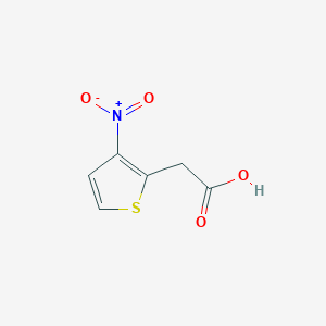 molecular formula C6H5NO4S B184705 2-(3-Nitrothiophen-2-yl)acetic acid CAS No. 14270-29-2