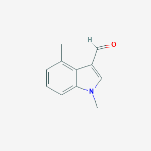molecular formula C11H11NO B184707 1,4-二甲基-1H-吲哚-3-甲醛 CAS No. 170489-16-4