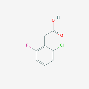 molecular formula C8H6ClFO2 B018471 2-Chloro-6-fluorophenylacetic acid CAS No. 37777-76-7