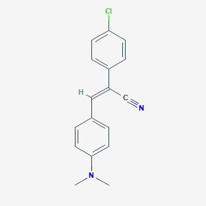 molecular formula C17H15ClN2 B184710 p-Dimethylaminobenzylidene-p-chlorophenylacetonitrile CAS No. 2958-46-5