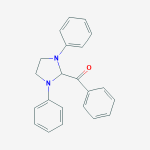molecular formula C22H20N2O B184716 (1,3-Diphenyl-2-imidazolidinyl)(phenyl)methanone CAS No. 4982-02-9