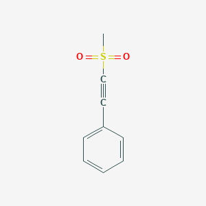 molecular formula C9H8O2S B184725 Benzene, [(methylsulfonyl)ethynyl]- CAS No. 24378-05-0