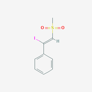 molecular formula C9H9IO2S B184726 [(Z)-1-iodo-2-methylsulfonylethenyl]benzene CAS No. 28995-82-6