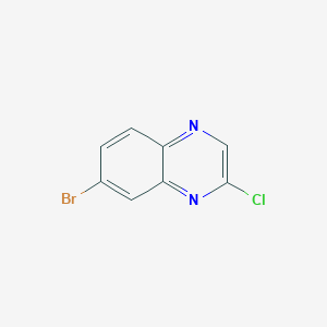 molecular formula C8H4BrClN2 B184729 7-Bromo-2-chloroquinoxaline CAS No. 89891-65-6