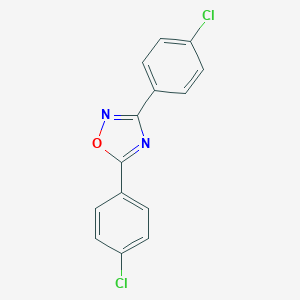 B184735 3,5-Bis(4-chlorophenyl)-1,2,4-oxadiazole CAS No. 158042-17-2