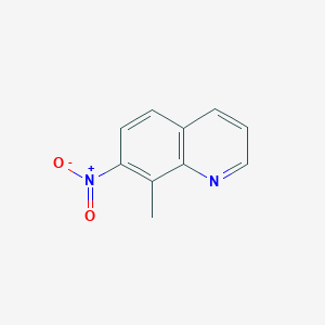 molecular formula C10H8N2O2 B184738 8-甲基-7-硝基喹啉 CAS No. 168770-38-5