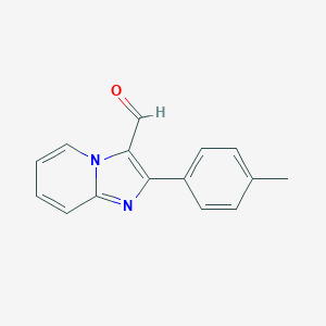 molecular formula C15H12N2O B184743 2-(4-Methylphenyl)imidazo[1,2-a]pyridine-3-carbaldehyde CAS No. 142016-38-4