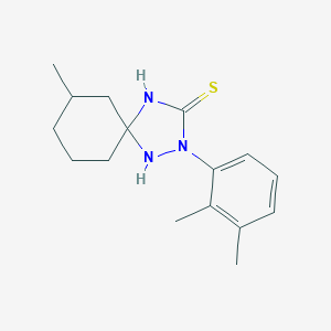 molecular formula C16H23N3S B184748 2-(2,3-Dimethylphenyl)-7-methyl-1,2,4-triazaspiro[4.5]decane-3-thione CAS No. 5852-57-3