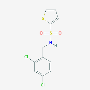 molecular formula C11H9Cl2NO2S2 B184754 N-[(2,4-dichlorophenyl)methyl]thiophene-2-sulfonamide CAS No. 6293-06-7