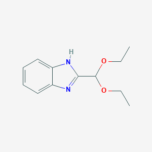 molecular formula C12H16N2O2 B184757 2-(diethoxymethyl)-1H-benzimidazole CAS No. 13109-82-5