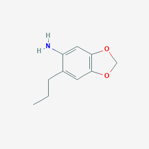 molecular formula C10H13NO2 B184765 1,3-Benzodioxol-5-amine, 6-propyl- CAS No. 69797-90-6