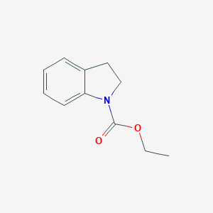 molecular formula C11H13NO2 B184766 ethyl 2,3-dihydroindole-1-carboxylate CAS No. 61589-17-1