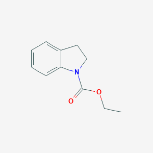 molecular formula C11H13NO2 B184766 2,3-Dihydro-indole-1-carboxylic acid ethyl ester CAS No. 61589-17-1