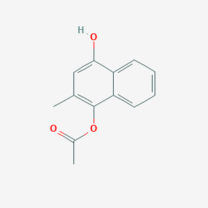 molecular formula C13H12O3 B184772 4-Hydroxy-2-methyl-1-naphthyl acetate CAS No. 2211-27-0
