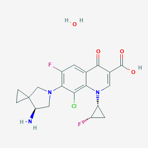 molecular formula C19H20ClF2N3O4 B184773 Sitafloxacin monohydrate CAS No. 163253-37-0
