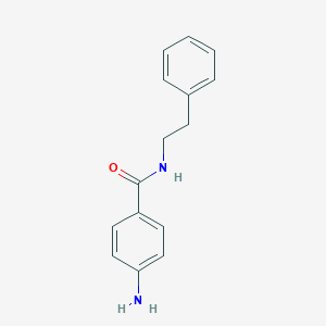 molecular formula C15H16N2O B184778 4-amino-N-(2-phenylethyl)benzamide CAS No. 61251-99-8