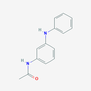 N-(3-anilinophenyl)acetamide