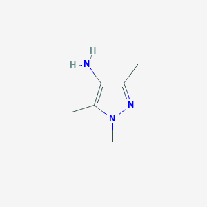 molecular formula C6H11N3 B184804 1,3,5-三甲基-1H-吡唑-4-胺 CAS No. 28466-21-9