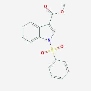 molecular formula C15H11NO4S B184805 1-(phenylsulfonyl)-1H-indole-3-carboxylic acid CAS No. 278593-17-2