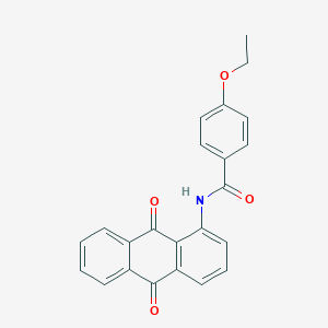 B184807 N-(9,10-dioxo-9,10-dihydro-1-anthracenyl)-4-ethoxybenzamide CAS No. 144137-77-9