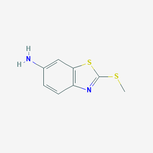 molecular formula C8H8N2S2 B184812 2-(Methylthio)-1,3-benzothiazol-6-amine CAS No. 25706-29-0