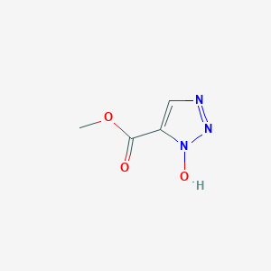 molecular formula C4H5N3O3 B184814 Methyl 1-hydroxy-1H-1,2,3-triazole-5-carboxylate CAS No. 198754-69-7