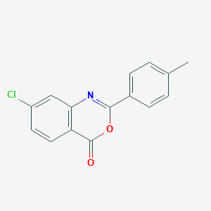 molecular formula C15H10ClNO2 B184815 7-Chloro-2-p-tolyl-benzo[d][1,3]oxazin-4-one CAS No. 40728-69-6