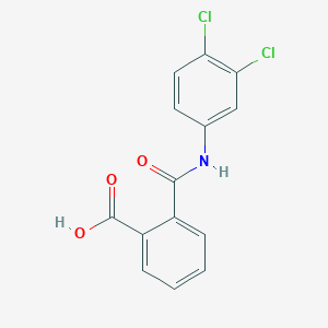 molecular formula C14H9Cl2NO3 B184819 2-[(3,4-Dichlorophenyl)carbamoyl]benzoic acid CAS No. 19368-24-2