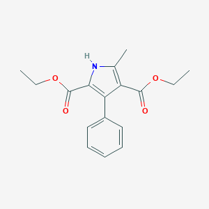 molecular formula C17H19NO4 B184823 diethyl 5-methyl-3-phenyl-1H-pyrrole-2,4-dicarboxylate CAS No. 3651-13-6