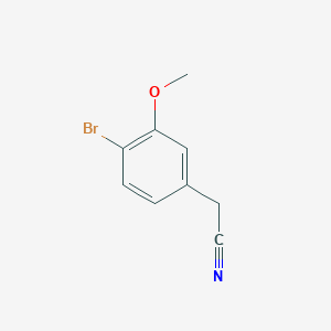 molecular formula C9H8BrNO B184824 2-(4-Bromo-3-methoxyphenyl)acetonitrile CAS No. 113081-50-8