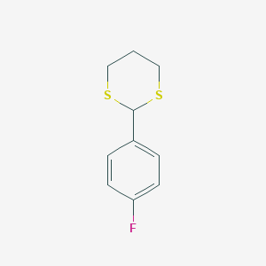 molecular formula C10H11FS2 B184841 2-(4-Fluorophenyl)-1,3-dithiane CAS No. 57009-75-3