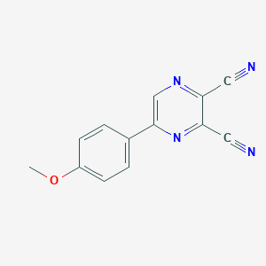 5-(4-Methoxyphenyl)pyrazine-2,3-dicarbonitrile