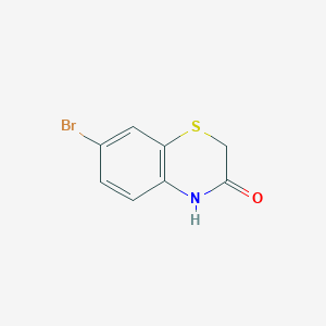 molecular formula C8H6BrNOS B184867 7-Bromo-2H-benzo[B][1,4]thiazin-3(4H)-one CAS No. 90814-91-8