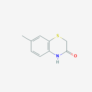 molecular formula C9H9NOS B184868 7-methyl-2H-1,4-benzothiazin-3(4H)-one CAS No. 30322-02-2