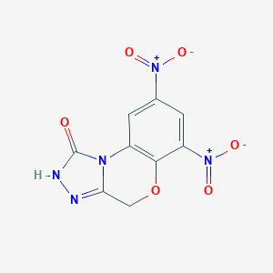 1H-(1,2,4)Triazolo(3,4-c)(1,4)benzoxazin-1-one, 2,4-dihydro-6,8-dinitro-