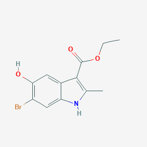 ethyl 6-bromo-5-hydroxy-2-methyl-1H-indole-3-carboxylate