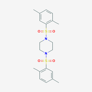 1,4-Bis-(2,5-dimethyl-benzenesulfonyl)-piperazine