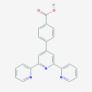 molecular formula C22H15N3O2 B184881 4-([2,2':6',2''-Terpyridin]-4'-yl)benzoic acid CAS No. 158014-74-5