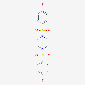 1,4-Bis[(4-fluorophenyl)sulfonyl]piperazine