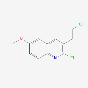2-Chloro-3-(2-chloroethyl)-6-methoxyquinoline