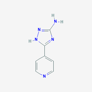 molecular formula C7H7N5 B184886 5-(pyridin-4-yl)-4H-1,2,4-triazol-3-amine CAS No. 3652-17-3