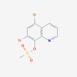 5,7-Dibromoquinolin-8-yl methanesulfonate